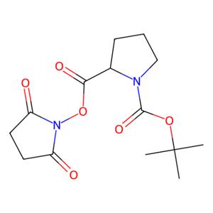 aladdin 阿拉丁 B465356 Boc-L-脯氨酸 N-羟基琥珀酰亚胺酯 3392-10-7 98%