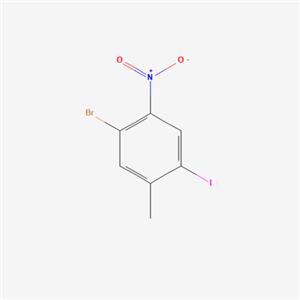 1-溴-4-碘-5-甲基-2-硝基苯,1-Bromo-4-iodo-5-methyl-2-nitrobenzene