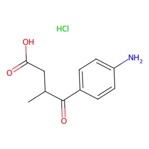 aladdin 阿拉丁 A586593 4-(4-氨基苯基)-3-甲基-4-氧代丁酸盐酸盐 120757-13-3 95%
