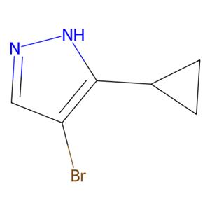4-溴-5-环丙基-1H-吡唑,4-Bromo-5-cyclopropyl-1H-pyrazole