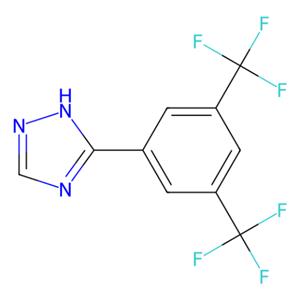 aladdin 阿拉丁 B587000 3-(3,5-双(三氟甲基)苯基)-1H-1,2,4-三唑 1333154-10-1 98%