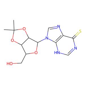 aladdin 阿拉丁 O352522 2'，3'-O-异亚丙基-6-巯基嘌呤核糖苷 5856-48-4 95%