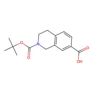 aladdin 阿拉丁 T174348 2-[(叔丁氧基)羰基] -1,2,3,4-四氢异喹啉-7-羧酸 149353-95-7 97%