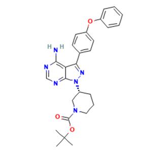 (R)-3-(4-氨基-3-(4-苯氧基苯基)-1H-吡唑并[3,4-d]嘧啶-1-基)哌啶-1-甲酸叔丁酯,(R)-tert-Butyl 3-(4-amino-3-(4-phenoxyphenyl)-1H-pyrazolo[3,4-d]pyrimidin-1-yl)piperidine-1-carboxylate
