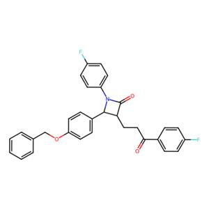 aladdin 阿拉丁 R191800 (3R,4S)-4-[4-(苄氧基)苯基]-1-(4-氟苯基)-3-[3-(4-氟苯基)-3-氧代丙基]氮杂环丁烷-2-酮 190595-65-4 98%