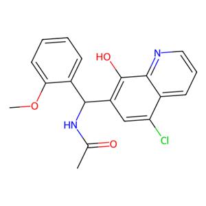 WAY-337532,Acetamide, N-[(5-chloro-8-hydroxy-7-quinolinyl)(2-methoxyphenyl)methyl]-