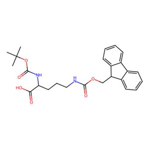 aladdin 阿拉丁 B356457 N-叔丁氧羰基-(N'-芴甲氧羰基)-D-鸟氨酸 163336-15-0 98%
