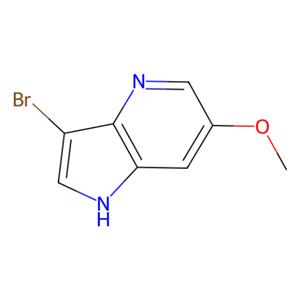 aladdin 阿拉丁 B586534 3-溴-6-甲氧基-1H-吡咯并[3,2-b]吡啶 1190317-79-3 97%
