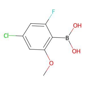 aladdin 阿拉丁 C587525 (4-氯-2-氟-6-甲氧基苯基)硼酸（含不等量酸酐） 1628684-10-5 97%