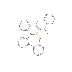 N,N-双-((S)-1-苯乙基)二苯并[d, f][1,3,2]二氧杂磷苯-6-胺,N,N-Bis-((S)-1-phenylethyl)dibenzo[d,f][1,3,2]dioxaphosphepin-6-amine