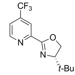 2-[(4S)-4-叔丁基-4,5-二氢-2-恶唑基]-4-三氟甲基吡啶,2-[(4S)-4-tert-Butyl-4,5-dihydro-2-oxazolyl]-4-(trifluoromethyl)pyridine