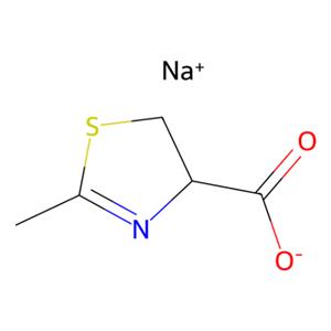 aladdin 阿拉丁 S587354 2-甲基-4,5-二氢噻唑-4-羧酸钠 15058-19-2 97%
