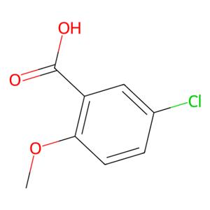 aladdin 阿拉丁 C134933 5-氯-2-甲氧基苯甲酸 3438-16-2 ≥98.0%