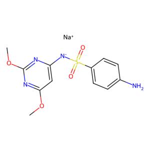 aladdin 阿拉丁 S114299 磺胺二甲氧嘧啶钠盐 1037-50-9 分析标准品