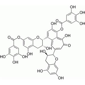 aladdin 阿拉丁 T102300 茶黄素-3,3'-双没食子酸酯 33377-72-9 分析标准品,≥98.0%(HPLC)