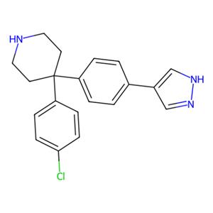 aladdin 阿拉丁 A126209 4-(4-氯苯基)-4-[4-(1H-吡唑-4-基)苯基]哌啶(AT7867) 857531-00-1 ≥98%