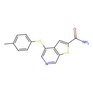 aladdin 阿拉丁 A407828 4-(p-甲苯基硫)噻吩并[2,3-c]吡啶-2-甲酰胺 251992-66-2 10mM in DMSO