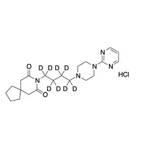 aladdin 阿拉丁 B349691 盐酸丁螺环酮-d8 1216761-39-5 98%，98atom%D