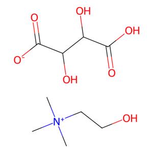 aladdin 阿拉丁 C301989 DL-酒石酸氢胆碱 87-67-2 98% ,含二氧化硅稳定剂	