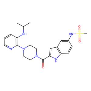 Delavirdine,地拉呋定,Delavirdine