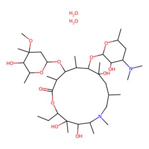 aladdin 阿拉丁 E129935 阿奇霉素 二水合物 117772-70-0 ≥98%