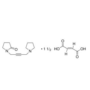 aladdin 阿拉丁 O275069 1-(4-[1-吡咯烷基]-2-丁炔基)-2-吡咯烷酮富马酸盐 17360-35-9 99%