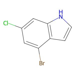 aladdin 阿拉丁 B590533 4-溴-6-氯-1H-吲哚 885519-23-3 95%