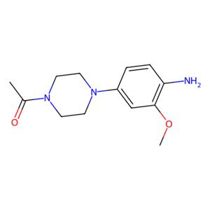 1-[4-(4-氨基-3-甲氧基苯基)哌嗪-1-基]乙-1-酮,1-[4-(4-amino-3-methoxyphenyl)piperazin-1-yl]ethan-1-one