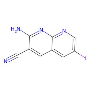 2-氨基-6-碘-[1,8]萘啶-3-甲腈,2-Amino-6-iodo-[1,8]naphthyridine-3-carbonitrile