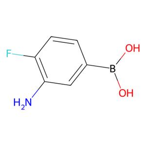 3-氨基-4-氟苯基硼酸(含不同量的酸酐),3-Amino-4-fluorophenylboronic acid(contains varying amounts of Anhydride)