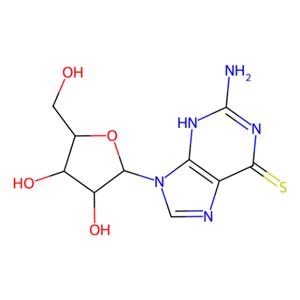 aladdin 阿拉丁 A472417 (-)-2-氨基-6-巯基purine 核苷水合物 345909-25-3 98%
