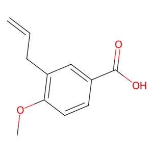 3-烯丙基-4-甲氧基苯甲酸,3-Allyl-4-methoxybenzoic acid