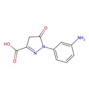 1-(3-氨基-苯基)-5-氧代-4,5-二氢-1H-吡唑-3-羧酸,1-(3-amino-phenyl)-5-oxo-4,5-dihydro-1H-pyrazole-3-carboxylic acid