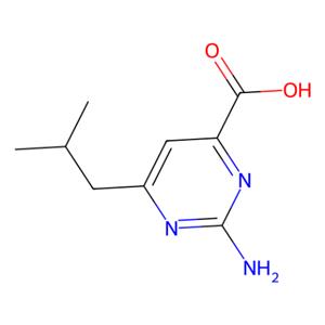 2-氨基-6-異丁基嘧啶-4-羧酸,2-Amino-6-isobutylpyrimidine-4-carboxylic acid