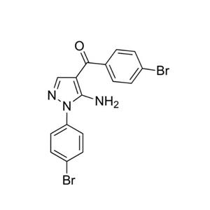 (5-氨基-1-(4-溴苯基)-1H-吡唑-4-基)(4-溴苯基)甲酮,(5-Amino-1-(4-bromophenyl)-1H-pyrazol-4-yl)(4-bromophenyl)methanone