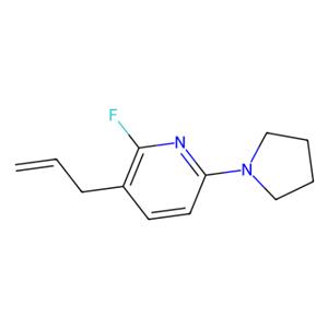 3-烯丙基-2-氟-6-(吡咯烷-1-基)吡啶,3-Allyl-2-fluoro-6-(pyrrolidin-1-yl)pyridine