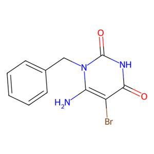 aladdin 阿拉丁 A485025 6-氨基-1-苄基-5-溴-1H-嘧啶-2,4-二酮 72816-87-6 95%