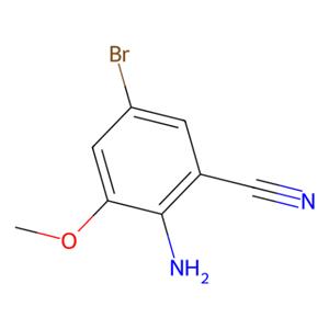 2-氨基-5-溴-3-甲氧基苯甲腈,2-Amino-5-bromo-3-methoxybenzonitrile