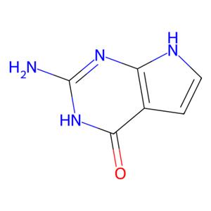 aladdin 阿拉丁 A590034 2-氨基-4-羟基吡咯并[2,3-d]嘧啶 7355-55-7 97%