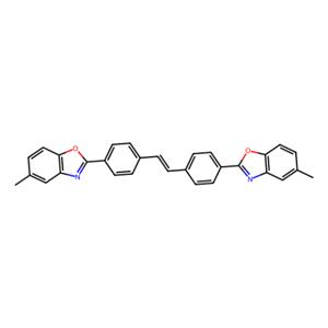 aladdin 阿拉丁 B152630 4,4'-双(5-甲基-2-苯并恶唑基)芪 2397-00-4 >98.0%(N)