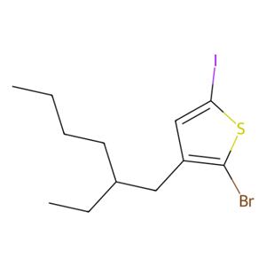 aladdin 阿拉丁 B152911 2-溴-3-(2-乙基己基)-5-碘噻吩 (含稳定剂铜屑) 1034352-30-1 97%
