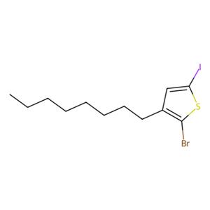 2-溴-5-碘-3-正辛基噻吩 (含稳定剂铜屑),2-Bromo-5-iodo-3-n-octylthiophene (stabilized with Copper chip)