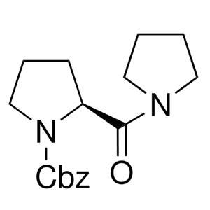 (S)-(-)-2-(1-吡咯烷基羰基)-1-吡咯烷羧酸苄酯,Benzyl (S)-(-)-2-(1-pyrrolidinylcarbonyl)-1-pyrrolidinecarboxylate