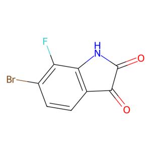 aladdin 阿拉丁 B173408 6-溴-7-氟-2,3-二氢-1H-吲哚-2,3-二酮 1336963-95-1 97%