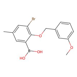 aladdin 阿拉丁 B186932 3-溴-5-甲基-2-(3'-甲氧基苄氧基)苯基硼酸 849062-23-3 95%