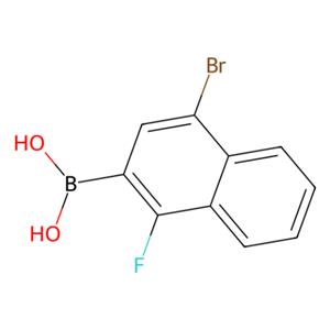 4-溴-1-氟萘-2-硼酸,4-Bromo-1-fluoronaphthalene-2-boronic acid