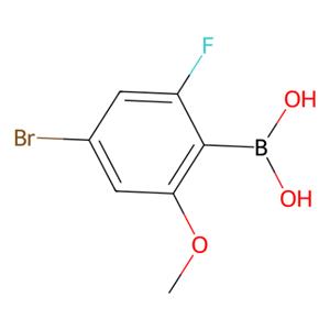 aladdin 阿拉丁 B188722 4-溴-2-氟-6-甲氧基苯基硼酸（含有数量不等的酸酐） 957035-32-4 97%