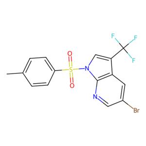 5-溴-1-甲苯磺酰基-3-(三氟甲基)-1H-吡咯并[2,3-b]吡啶,5-Bromo-1-tosyl-3-(trifluoromethyl)-1H-pyrrolo[2,3-b]pyridine