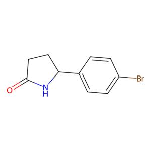 aladdin 阿拉丁 B191993 5-(4-溴苯基)吡咯烷-2-酮 207989-90-0 96%