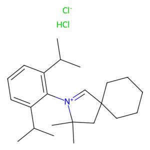 aladdin 阿拉丁 B281503 2-(2,6-二异丙基苯基)-3,3-二甲基-2-氮杂螺[4.5]癸-1-烯-2-鎓氢二氯化物 1141464-90-5 97%